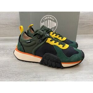 Palladium Troop Runner Men's Olive Green Black Yellow Sneakers 9 Casual Shoes